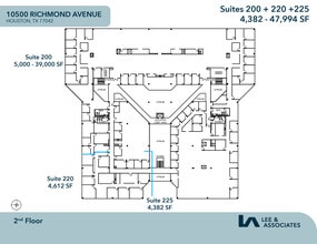 10500 Richmond Ave, Houston, TX for lease Floor Plan- Image 1 of 2