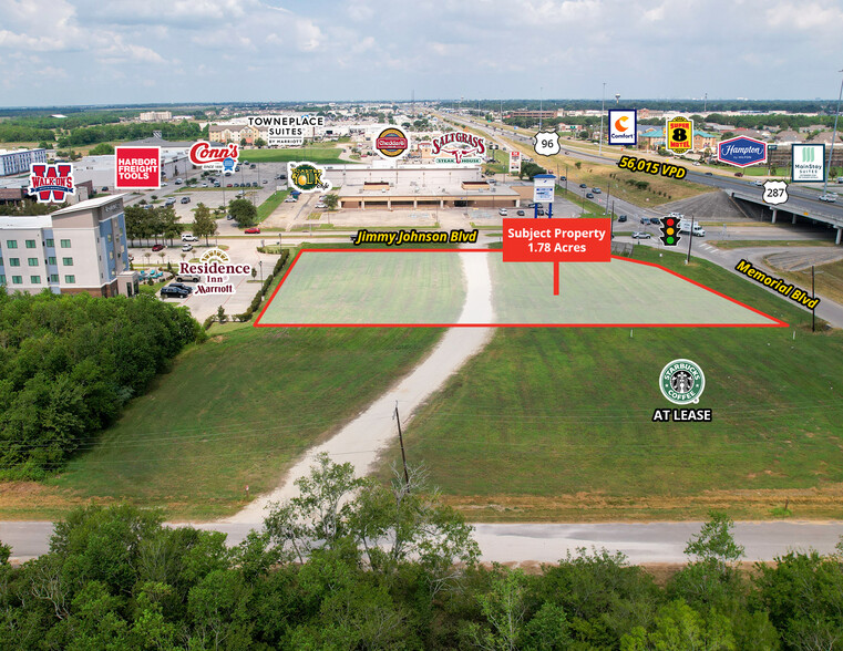 SEC Memorial Blvd & Jimmy Johnson Blvd, Port Arthur, TX for sale - Building Photo - Image 1 of 1