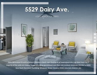 Plus de détails pour 5529 Dairy Ave, Long Beach, CA - Multi-résidentiel à vendre