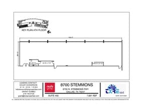 8700 N Stemmons Fwy, Dallas, TX for lease Floor Plan- Image 1 of 1