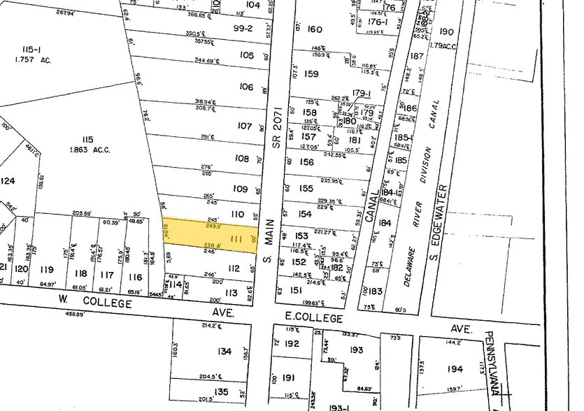 85 S Main St, Yardley, PA for lease - Plat Map - Image 3 of 11