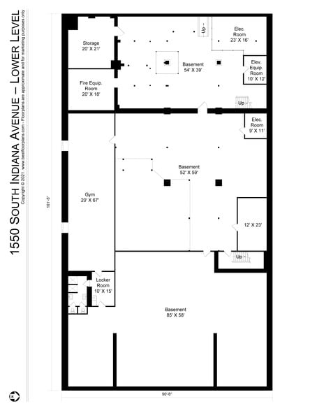 1550 S Indiana Ave, Chicago, IL for lease - Site Plan - Image 2 of 6