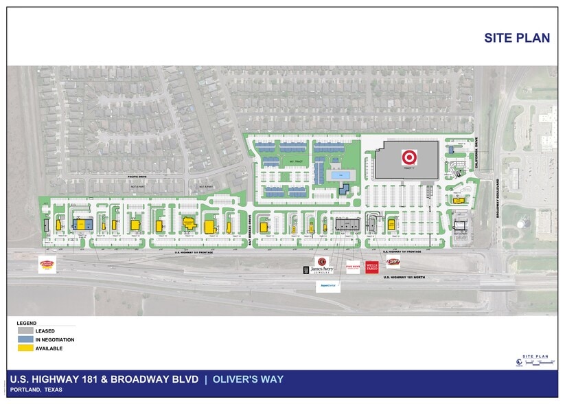 Hwy 181, Portland, TX for lease - Site Plan - Image 1 of 9