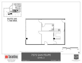 7575 San Felipe, Houston, TX for lease Site Plan- Image 1 of 1