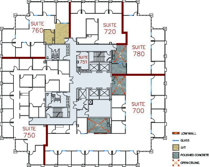 5 Park Plaza, Irvine, CA à louer Plan d’étage- Image 1 de 1