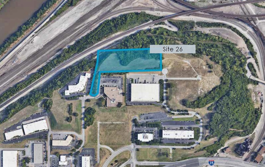 1101 W Cambridge Circle Dr, Kansas City, KS à louer - Aérien - Image 3 de 3