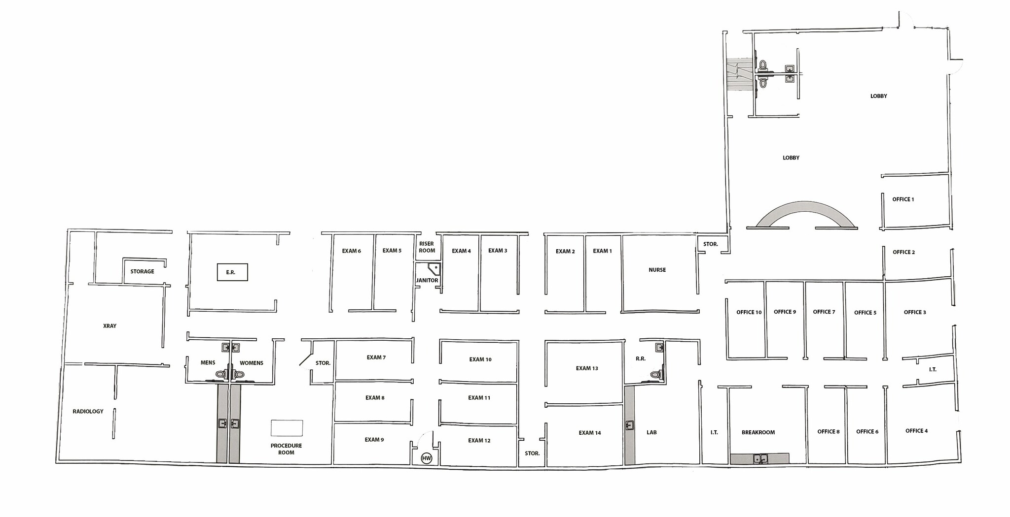 213 E Main St, Calera, OK for lease Floor Plan- Image 1 of 4