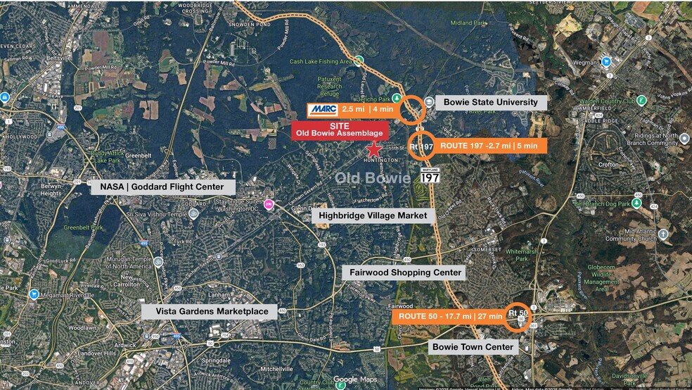 13005-13009 9th St, Bowie, MD à vendre - Aérien - Image 2 de 7