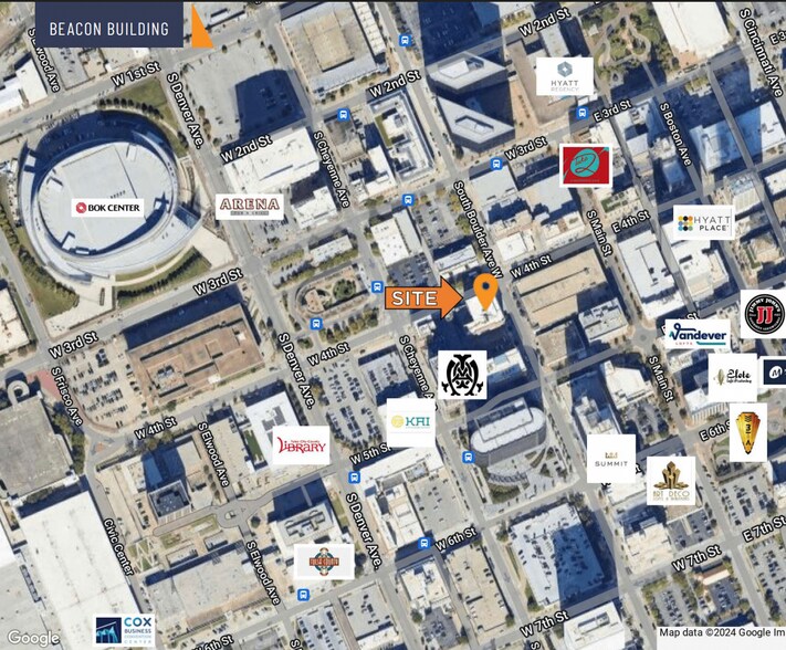 406 S Boulder Ave, Tulsa, OK à louer - Photo du bâtiment - Image 2 de 4