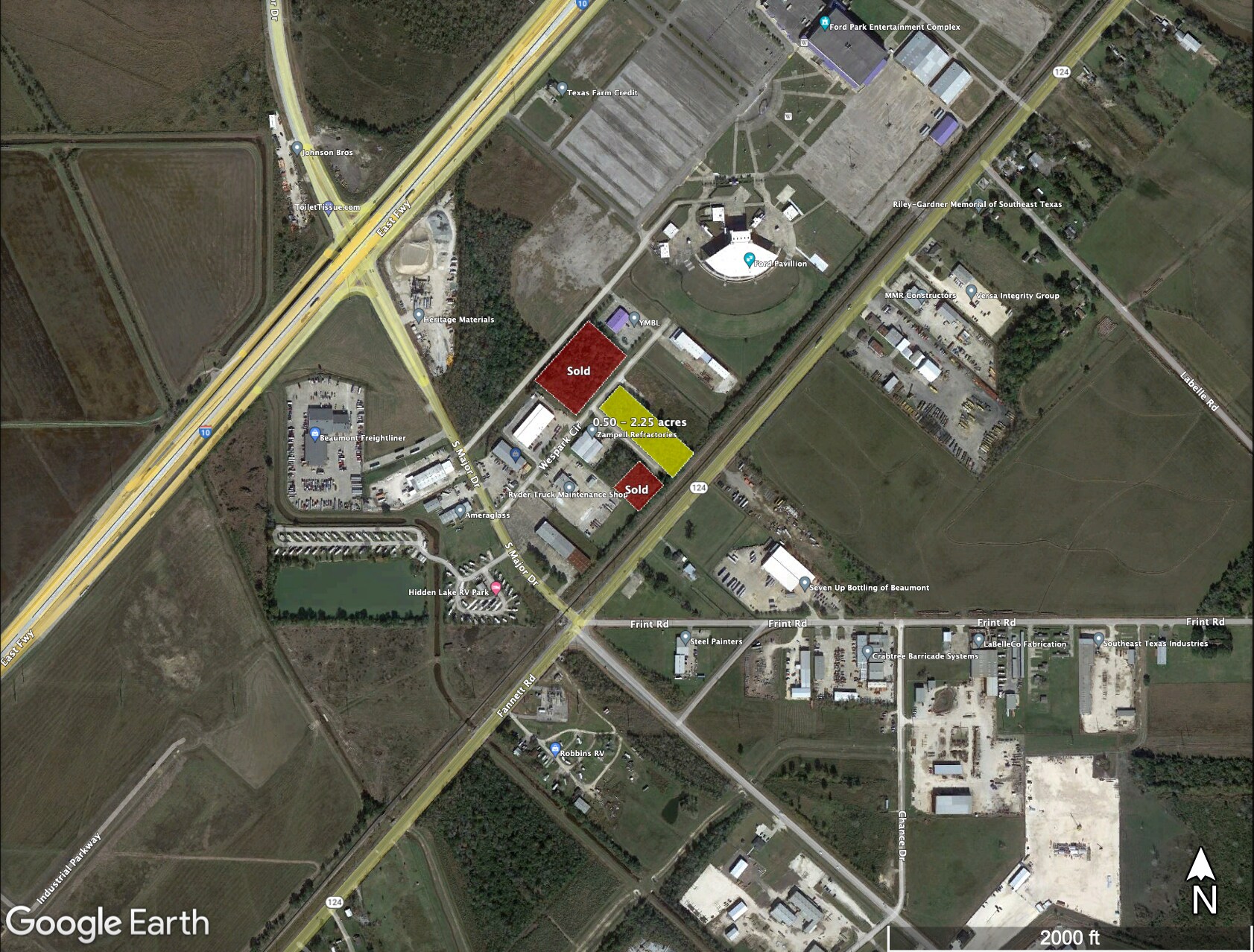 Wespark -1, Beaumont, TX à vendre Aérien- Image 1 de 3