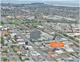 2277-2281 S El Camino Real, San Mateo, CA - Aerial map view - Image1
