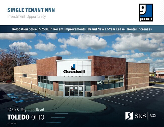 Plus de détails pour 2450 S Reynolds Rd, Toledo, OH - Commerce de détail à vendre