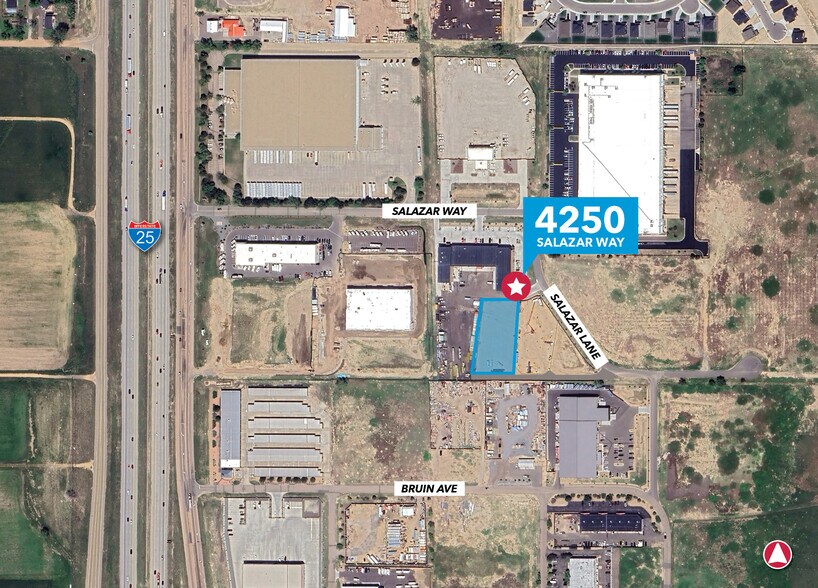 4250 Salazar Way, Frederick, CO for lease - Aerial - Image 2 of 4