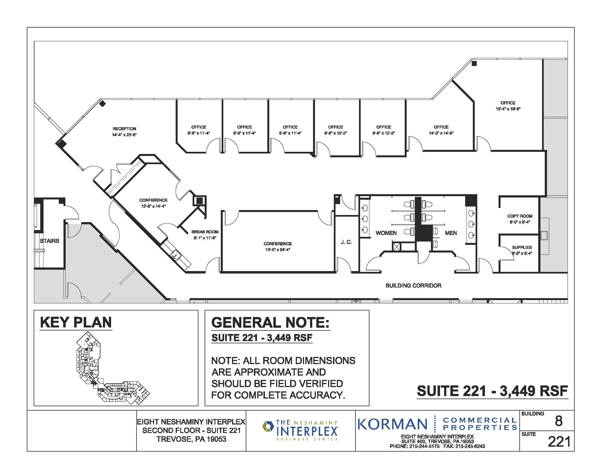 8 Neshaminy Interplex, Trevose, PA à louer Plan d  tage- Image 1 de 1