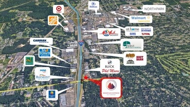 1302 N State St, Jackson, MS - Aerial map view