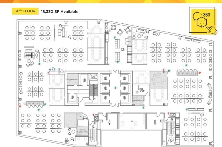 1201 2nd Ave, Seattle, WA for lease Floor Plan- Image 1 of 1
