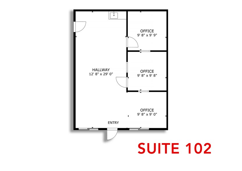 6438-6444 S Quebec St, Centennial, CO à louer - Plan d’étage - Image 2 de 6