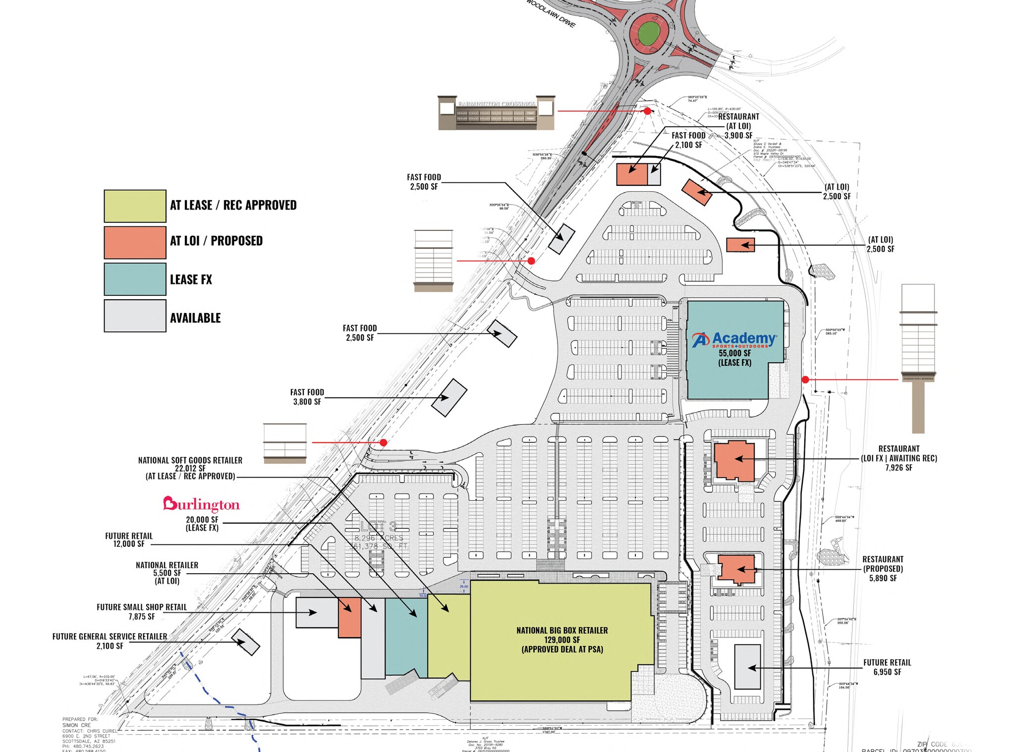 Farmington Crossings - Building 1, Hwy, Farmington, MO for lease Site Plan- Image 1 of 2