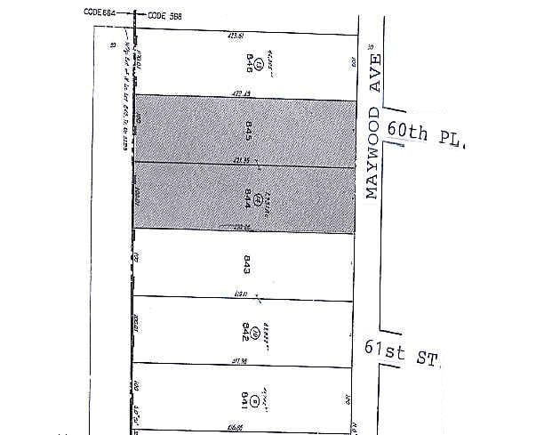 6051 Maywood Ave, Huntington Park, CA for lease - Plat Map - Image 3 of 4