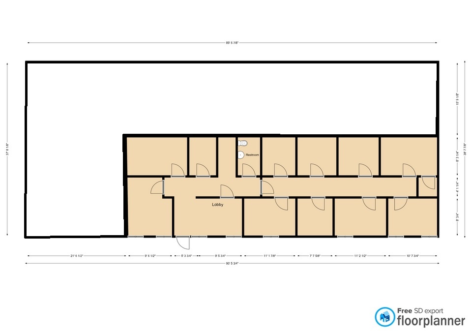 311 W 5th St, Austin, TX à louer Plan d’étage- Image 1 de 1