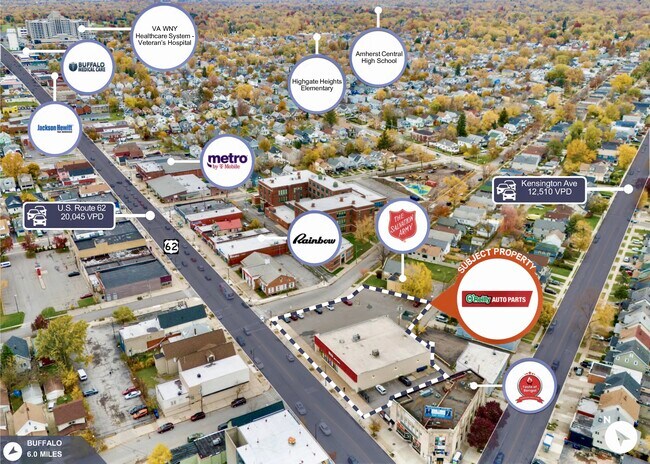 More details for 3079 Bailey Ave, Buffalo, NY - Retail for Sale