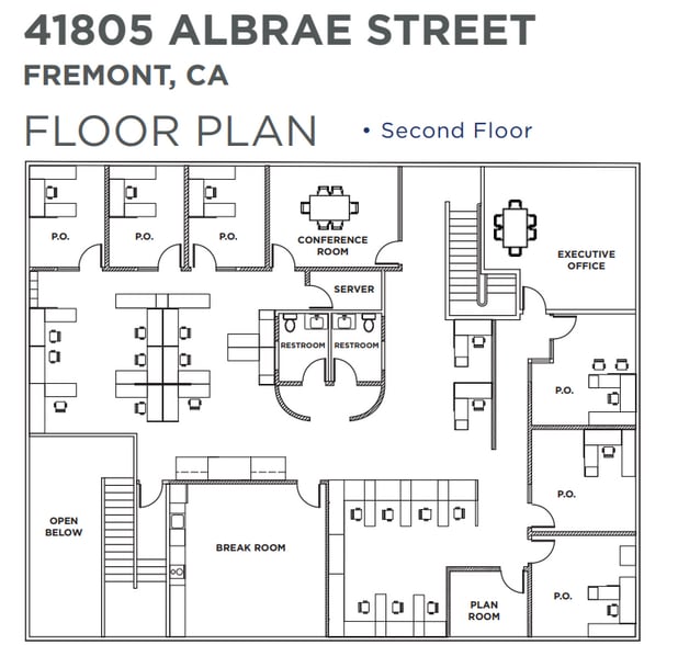 41805 Albrae St, Fremont, CA for sale - Floor Plan - Image 3 of 3