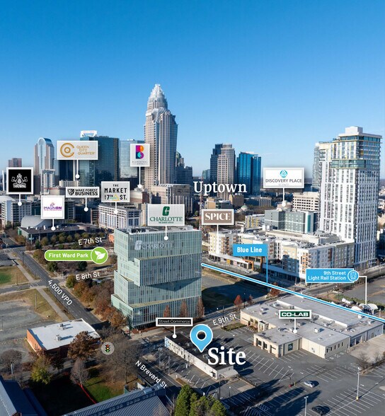 325 E 9th St, Charlotte, NC à louer - Photo du bâtiment - Image 3 de 5