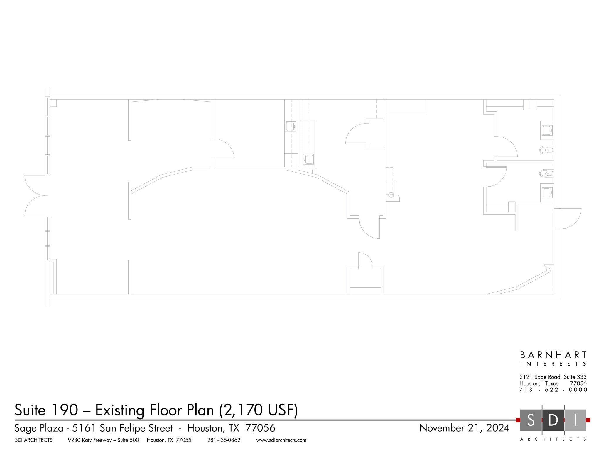5161 San Felipe St, Houston, TX for lease Site Plan- Image 1 of 1