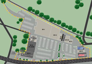 801-901 W Broad St, Waynesboro, VA for lease Site Plan- Image 2 of 2