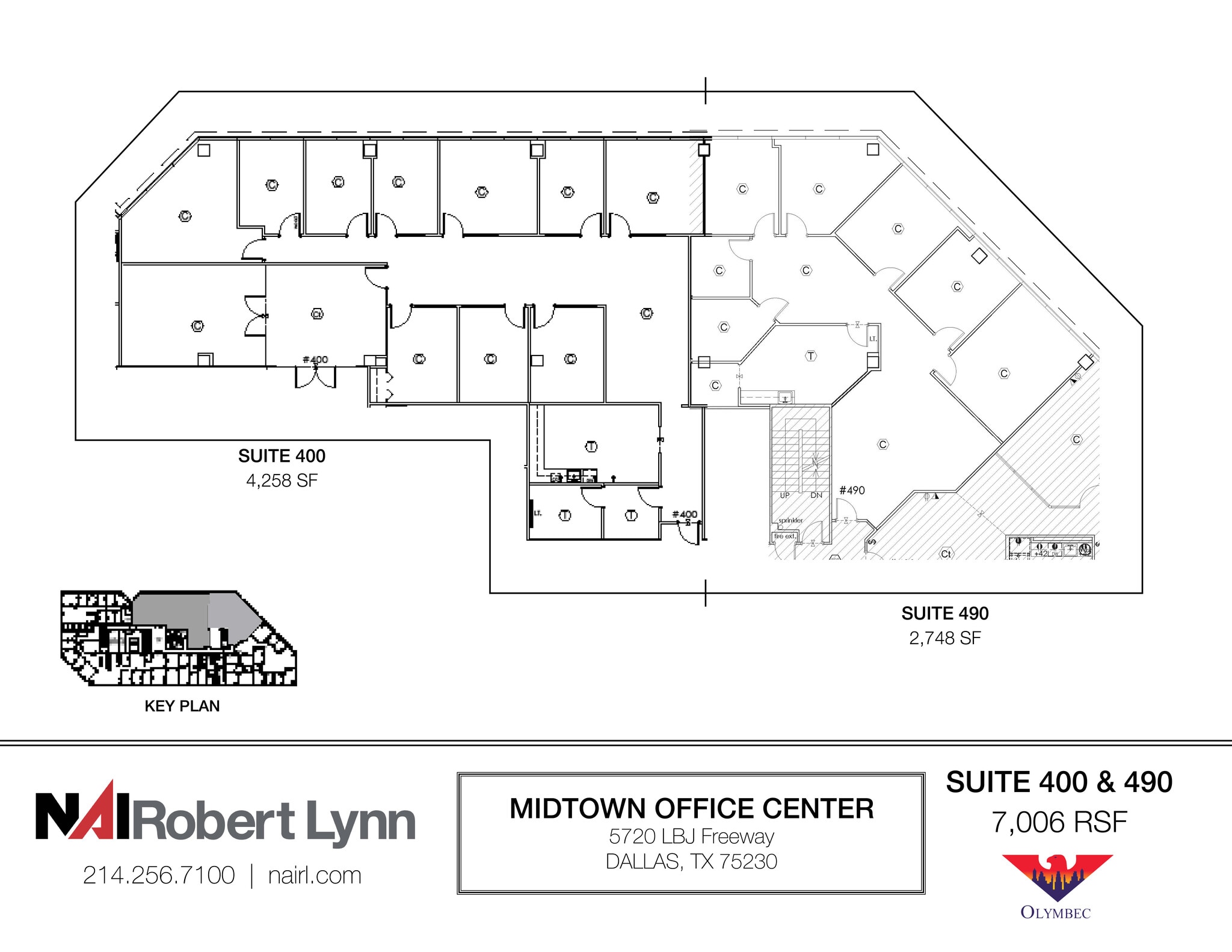 5720 Lyndon B Johnson Fwy, Dallas, TX à louer Plan d’étage- Image 1 de 2