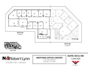 5720 Lyndon B Johnson Fwy, Dallas, TX à louer Plan d’étage- Image 1 de 2