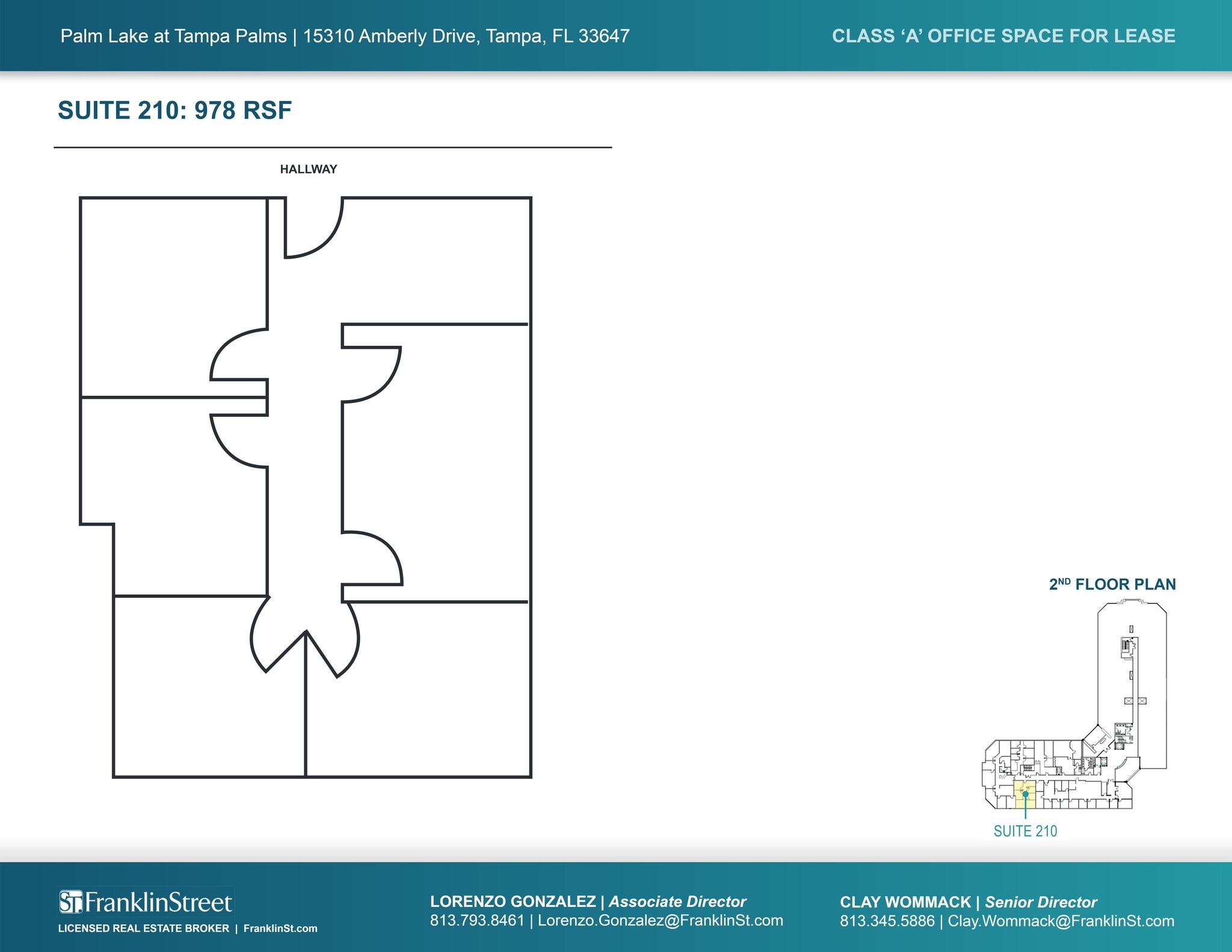 15310 Amberly Dr, Tampa, FL for lease Site Plan- Image 1 of 1