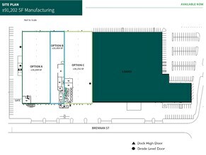 520-528 Brennan St, San Jose, CA à louer Plan de site- Image 2 de 7