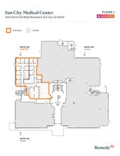 13041 N Del Webb Blvd, Sun City, AZ à louer Plan d’étage- Image 1 de 2