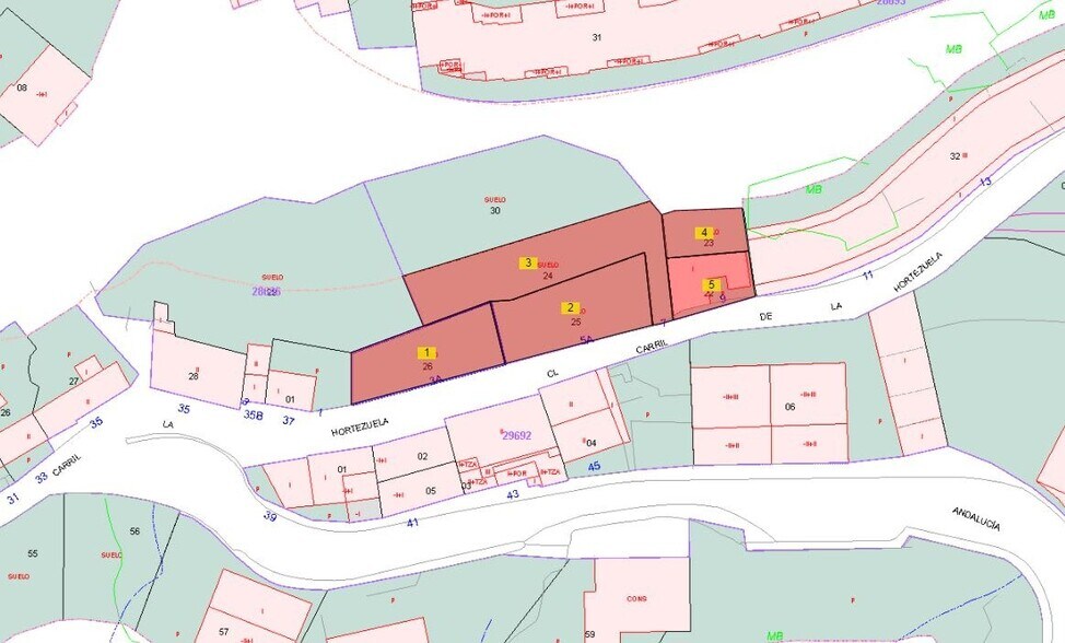 Carril la Hortezuela, 7B, Almogía, Málaga à vendre - Plan cadastral - Image 3 de 4