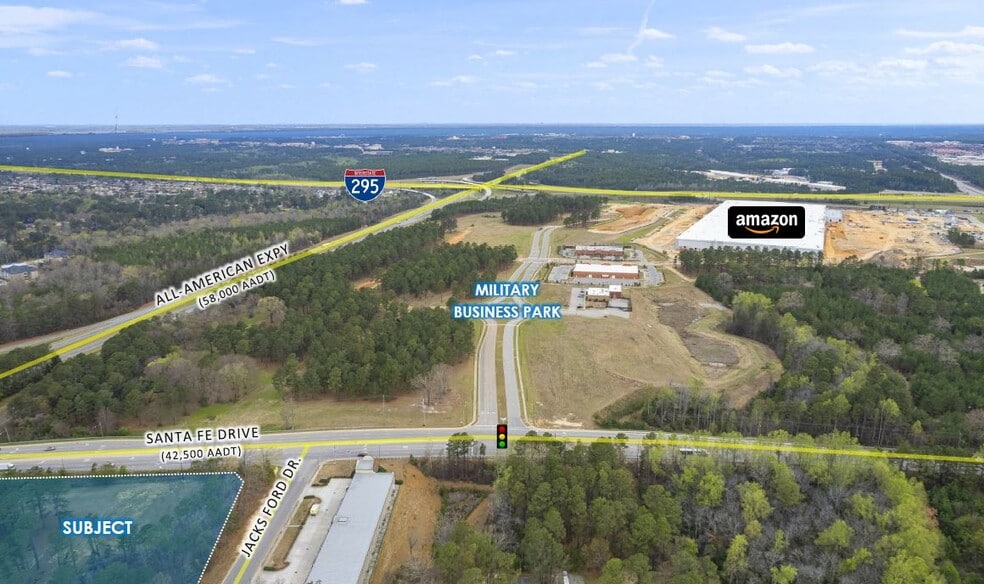 Santa Fe Dr & Jacks Ford Dr, Fayetteville, NC à vendre - Aérien - Image 3 de 4