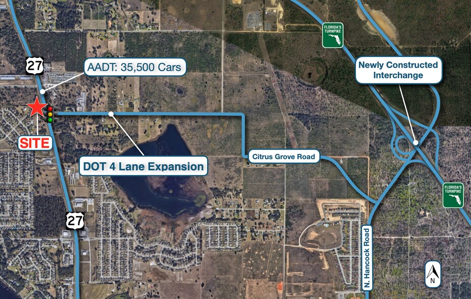 US Hwy 27, Minneola, FL à louer - Photo du bâtiment - Image 3 de 3