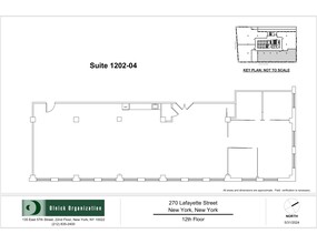 270 Lafayette St, New York, NY à louer Plan de site- Image 1 de 1