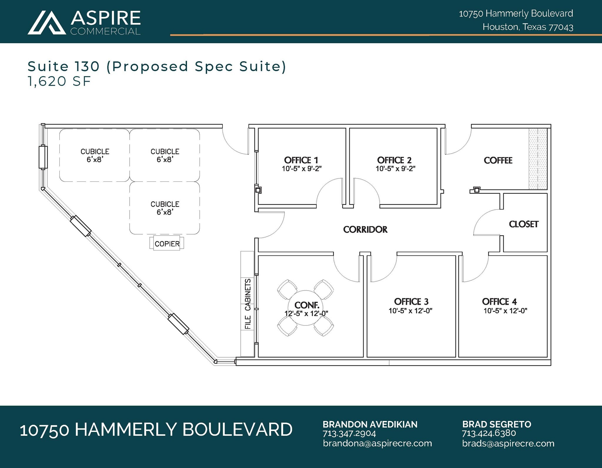 10750 Hammerly Blvd, Houston, TX for lease Floor Plan- Image 1 of 3
