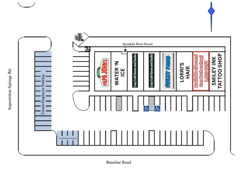 7102 E Baseline Rd, Mesa, AZ for lease - Building Photo - Image 3 of 3