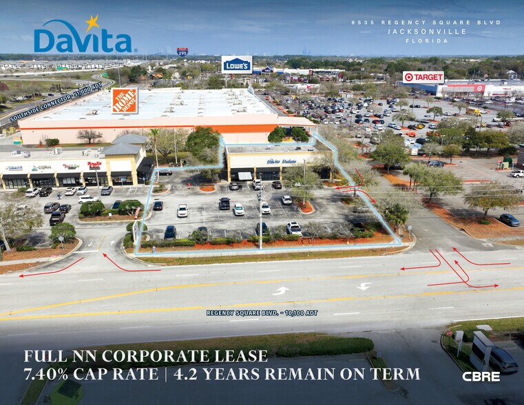 9535 Regency Square Blvd N, Jacksonville, FL à vendre - Photo du bâtiment - Image 2 de 9