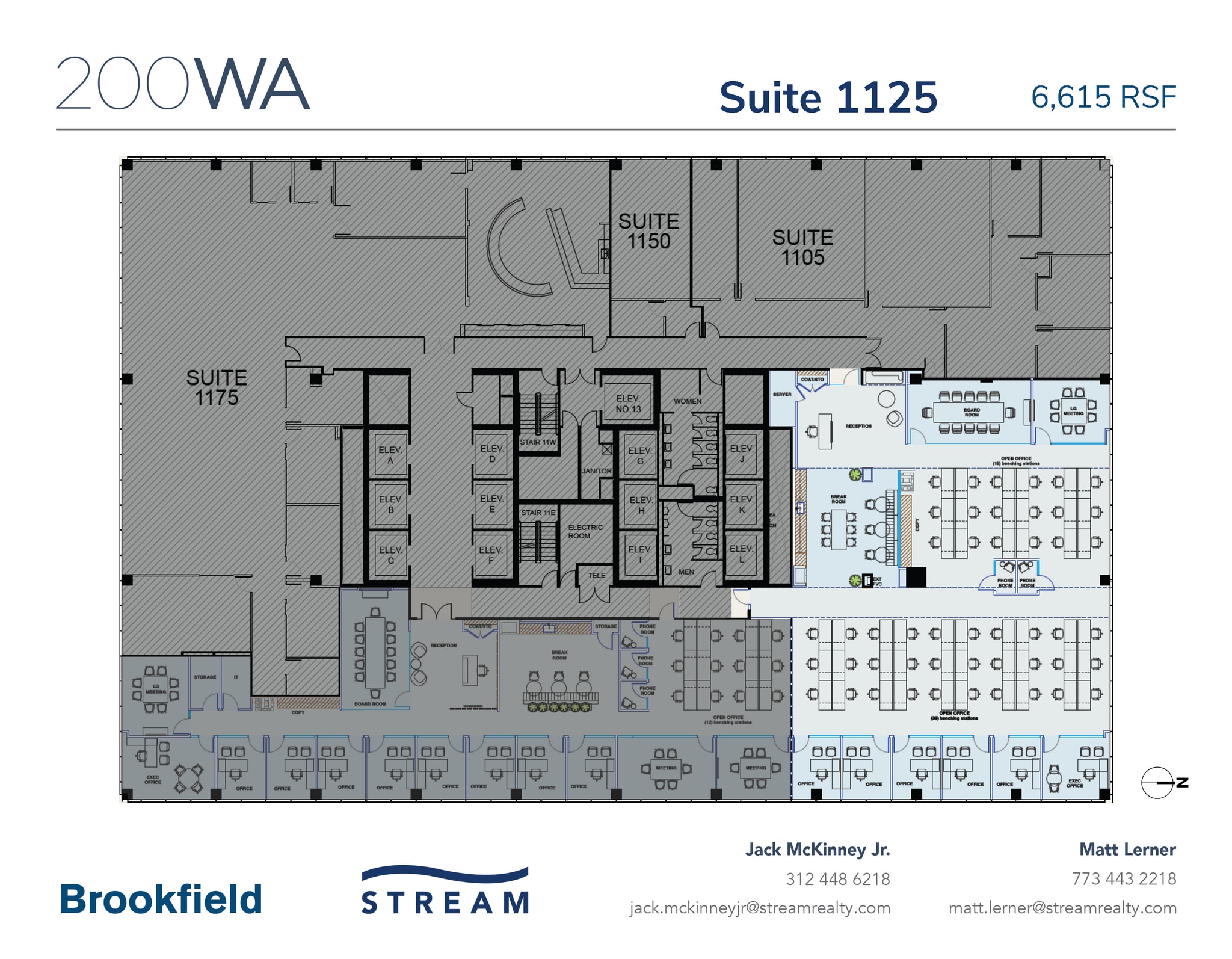 200 W Adams St, Chicago, IL à louer Plan d’étage- Image 1 de 1
