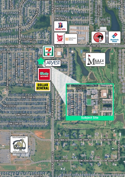 2105 Santa Fe ave, Moore, OK for sale - Building Photo - Image 2 of 2
