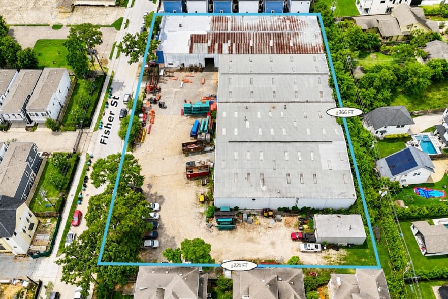924 Fisher St, Houston, TX for lease - Aerial - Image 3 of 9