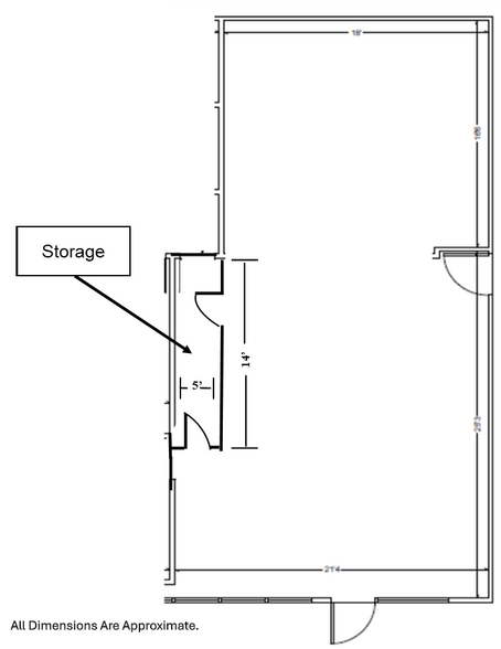 3353-3397 W Vine St, Kissimmee, FL à louer - Plan d’étage - Image 3 de 3