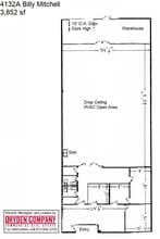 4124-4140 Billy Mitchell, Addison, TX for lease Floor Plan- Image 1 of 1