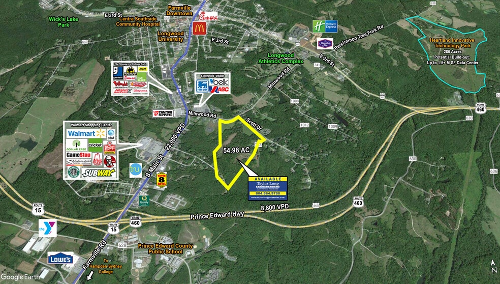 Milnwood Road & Scott Drive, Farmville, VA for sale - Building Photo - Image 3 of 5