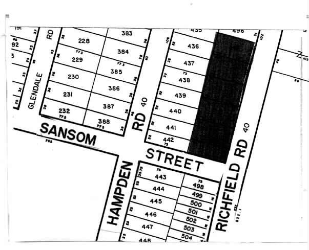 104 Richfield Rd, Upper Darby, PA for sale - Plat Map - Image 2 of 9