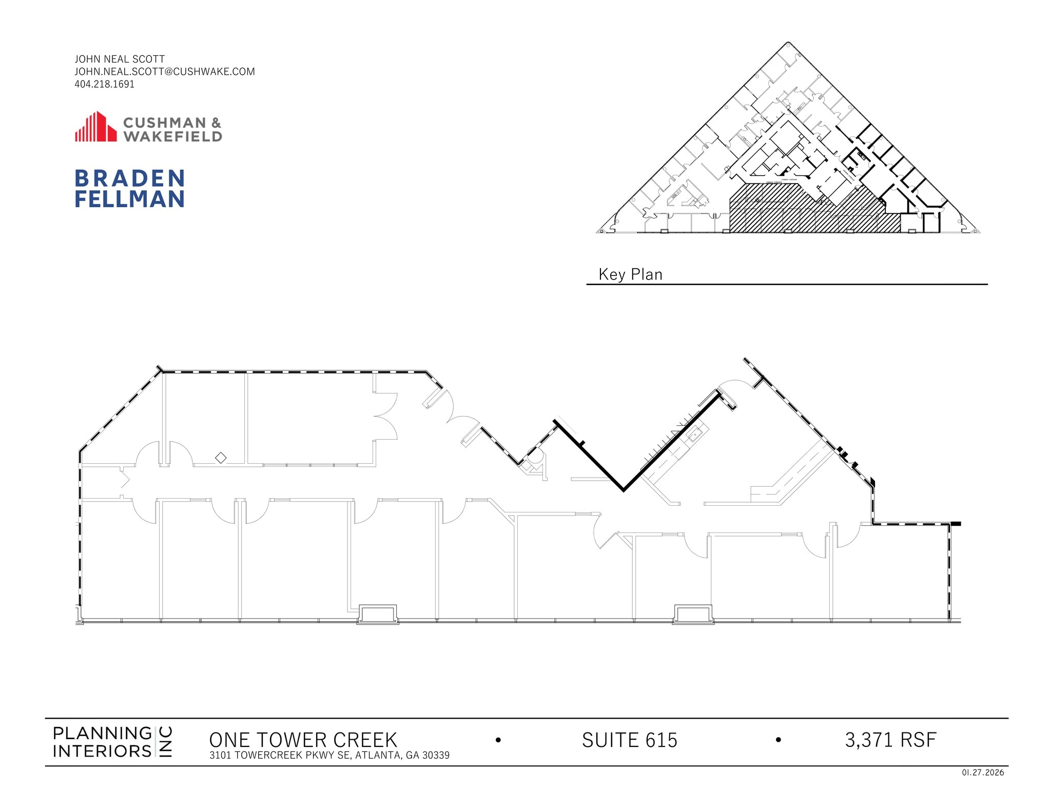3101 Towercreek Pkwy SE, Atlanta, GA à louer Plan de site- Image 1 de 1
