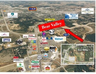 Plus de détails pour U.S. Highway 160 And 63, West Plains, MO - Terrain à vendre